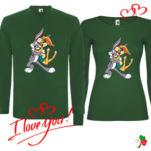 Комплект цветни блузи- Лола и Бъгс Бъни