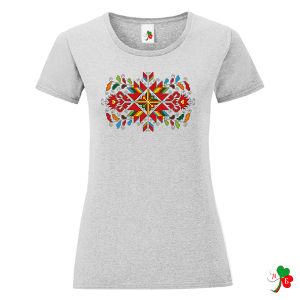 Цветни дамски тениски с народни мотиви - Лазарки