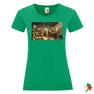 Цветни дамски тениски с народни мотиви - Ръченица