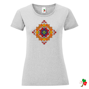 Цветни дамски тениски с народни мотиви - Канатица