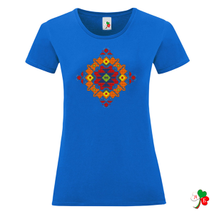 Цветни дамски тениски с народни мотиви - Канатица