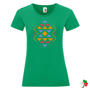 Цветни дамски тениски с народни мотиви на шевици