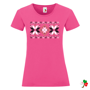 Цветни дамски тениски с народни мотиви на шевици