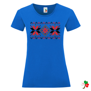 Цветни дамски тениски с народни мотиви на шевици