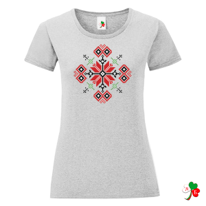 Цветни дамски тениски с народни мотиви на шевици