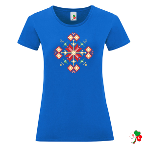 Цветни дамски тениски с народни мотиви на шевици