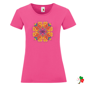 Цветни дамски тениски с народни мотиви на шевици