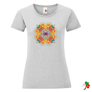 Цветни дамски тениски с народни мотиви на шевици