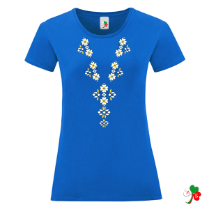 Цветни дамски тениски с народни мотиви на шевици