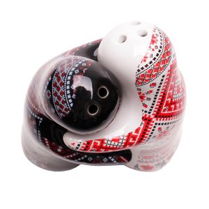 Комплект солници с  мотиви на шевици