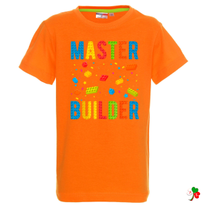 Цветна  детска тениска- Лего- Master Builder