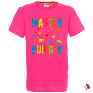 Цветна  детска тениска- Лего- Master Builder