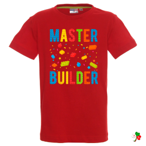 Цветна  детска тениска- Лего- Master Builder