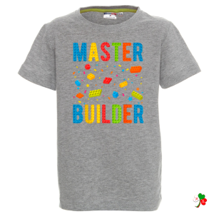 Цветна  детска тениска- Лего- Master Builder
