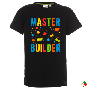 Цветна  детска тениска- Лего- Master Builder
