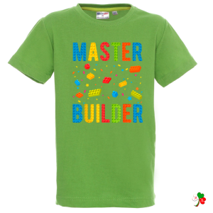 Цветна  детска тениска- Лего- Master Builder