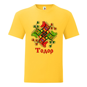 Цветна мъжка тениска- Шевица Кончета