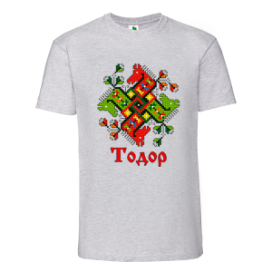 Цветна мъжка тениска- Шевица Кончета