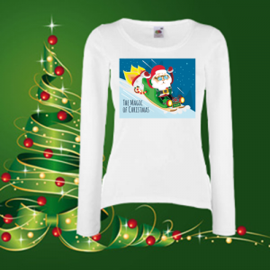 Дамска коледна блуза