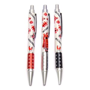 Химикалка с мома и мотиви на шевици