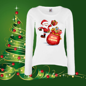 Дамска коледна блуза