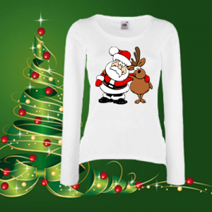 Дамска коледна блуза