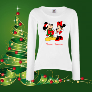 Дамска коледна блуза