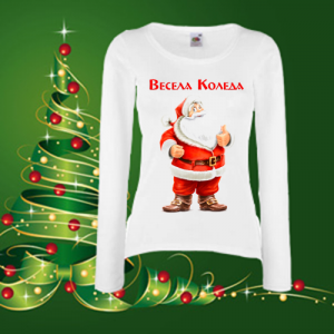 Дамска коледна блуза