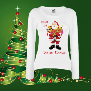 Дамска коледна блуза