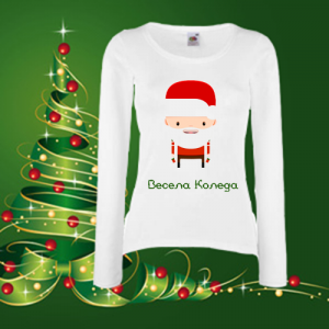 Дамска коледна блуза