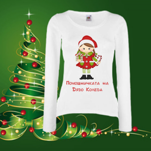 Дамска коледна блуза