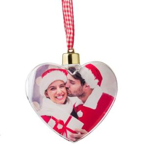 Декорация за елха СЪРЦЕ с ваши снимки