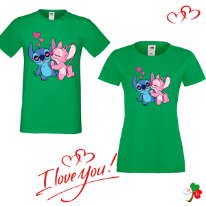 Комплект цветни тениски - Стич