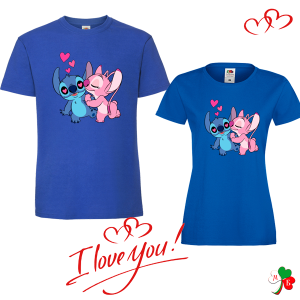 Комплект цветни тениски - Стич