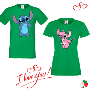 Комплект цветни тениски - Стич