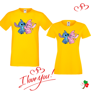 Комплект цветни тениски - Стич