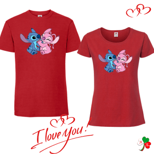 Комплект цветни тениски - Стич