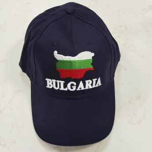 Тъмно синя лятна шапка