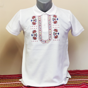 Детска поло тениска с бродерия 