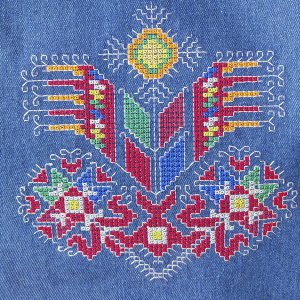 Чанта с бродерия - Дървото на живота