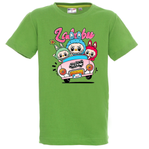 Цветна  детска тениска- Лабубу