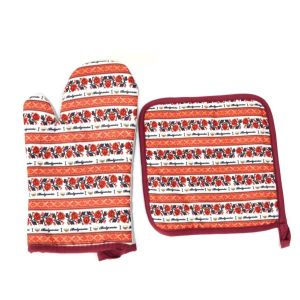 Ръкохватки за горещо с мотиви на шевици