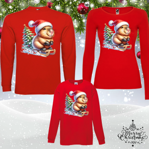 Забавен коледен комплект- Капибара