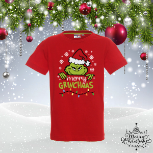 Детска коледна тениска - Гринч