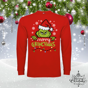 Мъжка коледна блуза- Гринч