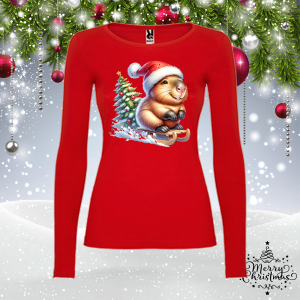 Забавна коледна блуза- Капибара