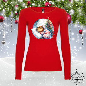 Забавна коледна блуза- Капибара