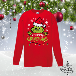 Детска коледна блуза - Гринч