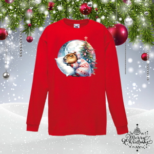 Детска коледна блуза - Капибара