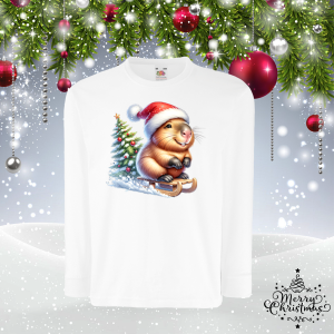 Детска коледна блуза - Капибара